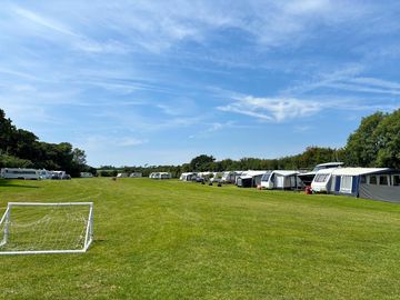 View of the field from the entrance