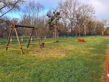 Playground on grass