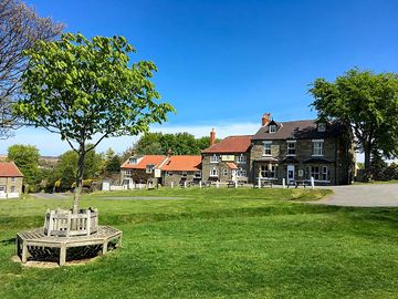 On-site pub and restaurant