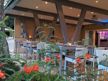 Restaurant terrace