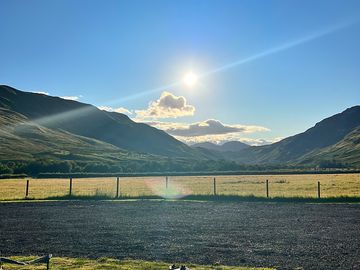 View from our pitch