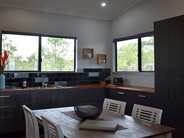 Modern kitchen with open-plan dining (added by manager 24 jan 2021)