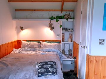 Comfy double bed