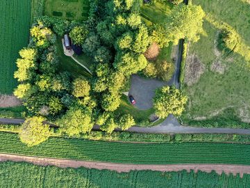 Overhead view