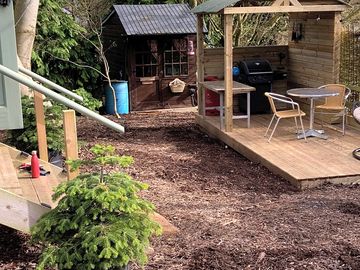 Private deck area