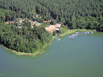 Aerial view of the site