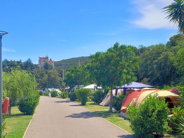 Pitches with a view on the castle