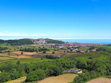 Panoramic views of llandudno and the north wales coast