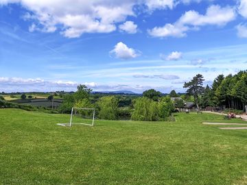 Views down the site