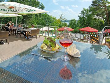 Restaurant terrace
