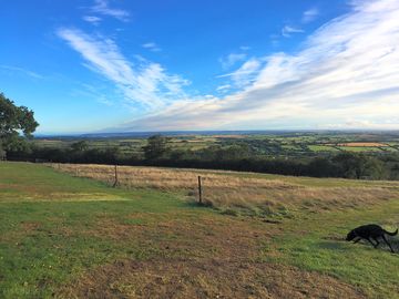View from the top field pitches