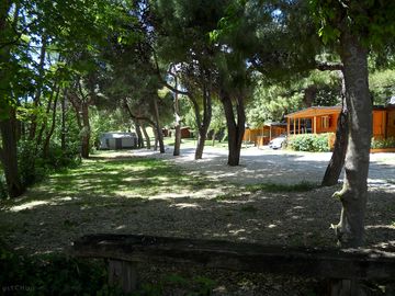 Spacious camping pitches