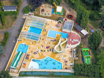 Indoor and outdoor pools