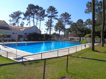 Looking over the pool