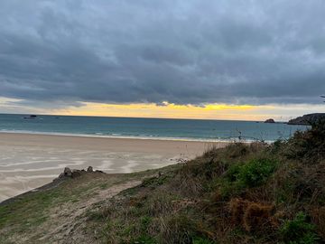 View over ouaisne beach