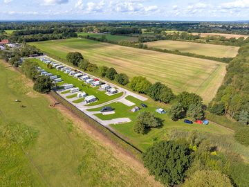Main site and camping ground