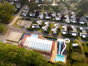 Aerial view of the site