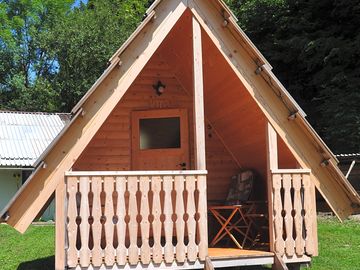 Wooden cabin vita