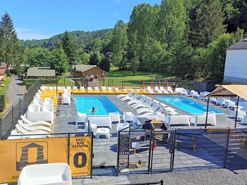 Two swimming pools