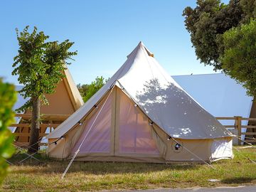 Bell tent exterior (added by manager 19 jan 2024)