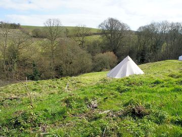 Bell tents - plenty of room around both (added by manager 05 apr 2016)