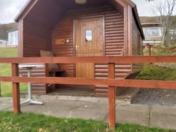 Camping pod exterior