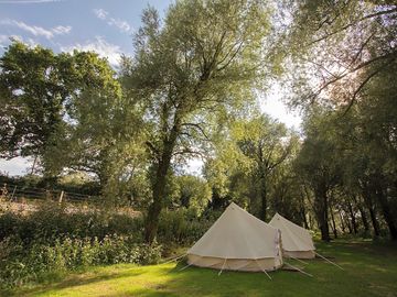 Space for large tents