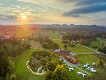 Aerial shot of the campsite (added by manager 21 feb 2024)