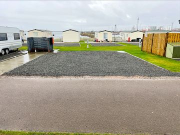 Gravel and hardstanding pitches
