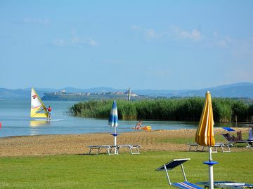 Private beach