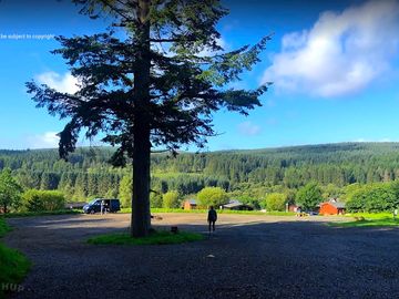 Fully serviced hardstanding motorhome pitch
