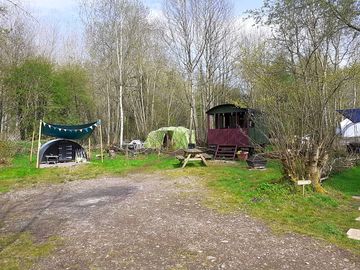 View of foxes den, rabbit warren and badgers hollow