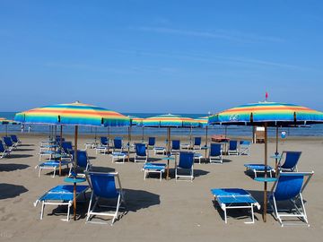 The beach