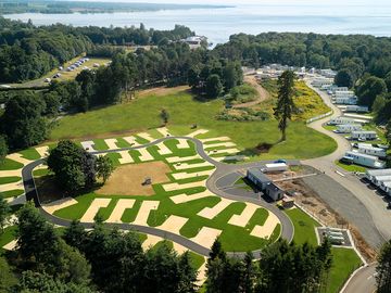 Touring pitches from above