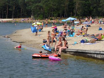 Private beach and lake access