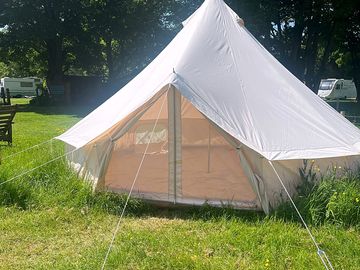 Bell tent exterior
