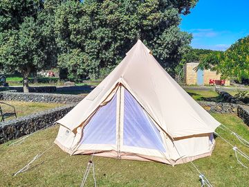 Bell tent exterior