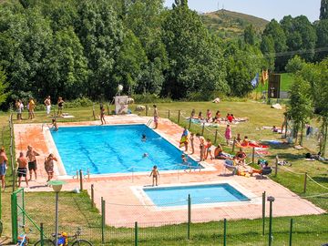 Swimming pool and kids' pool