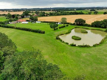 Large grassy field