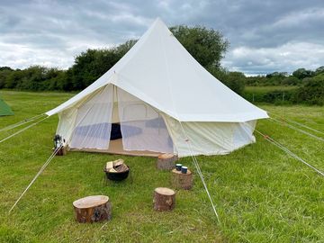 Bell tent exterior (added by manager 22 jun 2021)