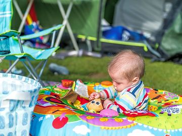 Babies very welcome! there is a family bathroom in the heated toilet block - new for 2021