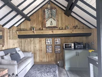 Living room and kitchen