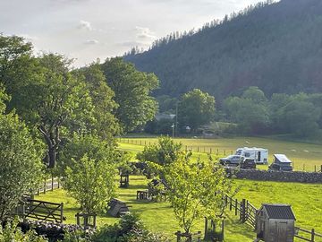 Site looking down from the farmhouse