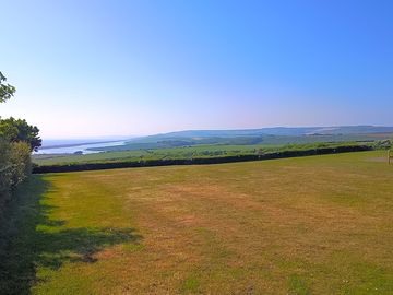 Tent pitches with sea views