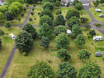 Aerial view of the site