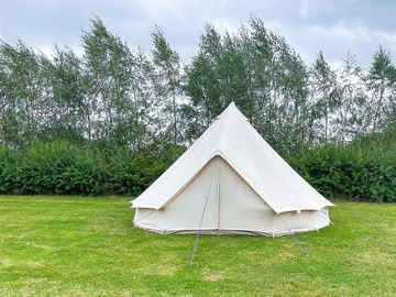 Unfurnished bell tent