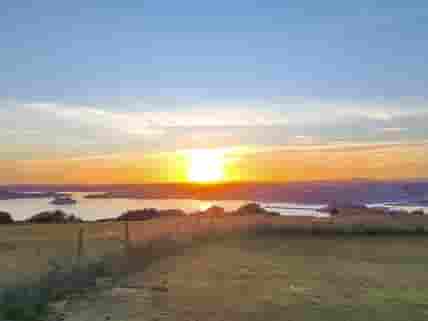 Visitor image of their view of the sunset from the site