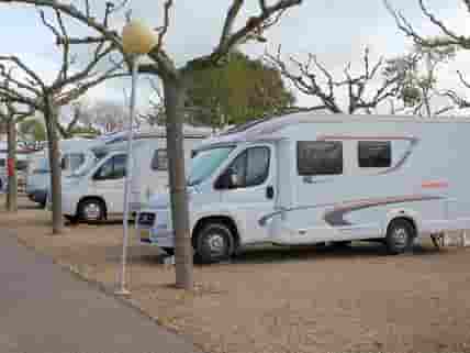 Our motorhome pitches