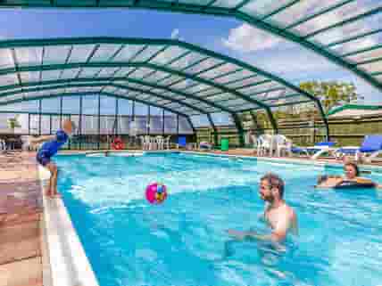 Covered heated swimming pool open April to end of October
