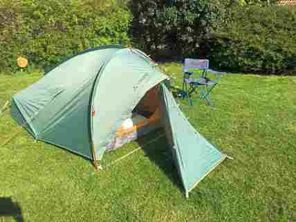 Pitch my tent online